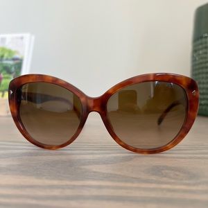 Prada Womens Sunglasses Tortoise Shell